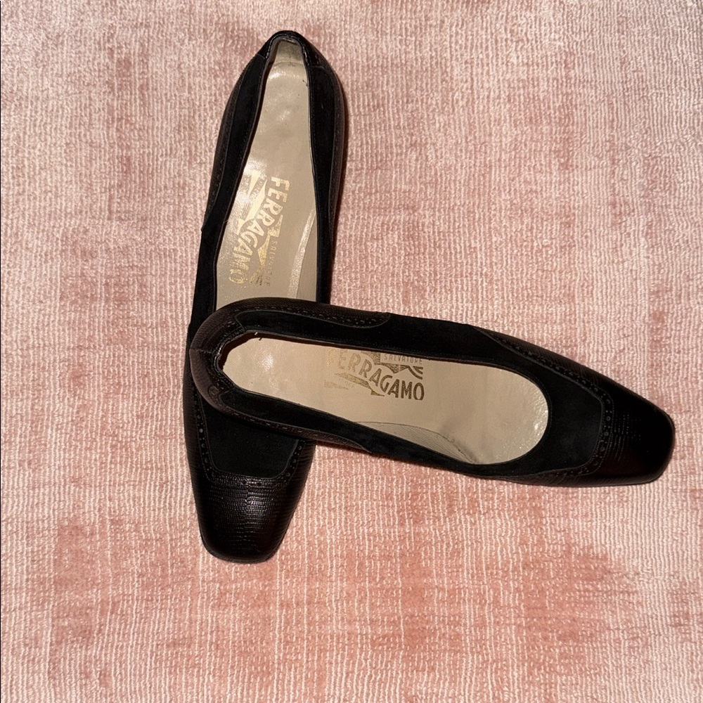 Salvatore Ferragamo Women's Black Heels
